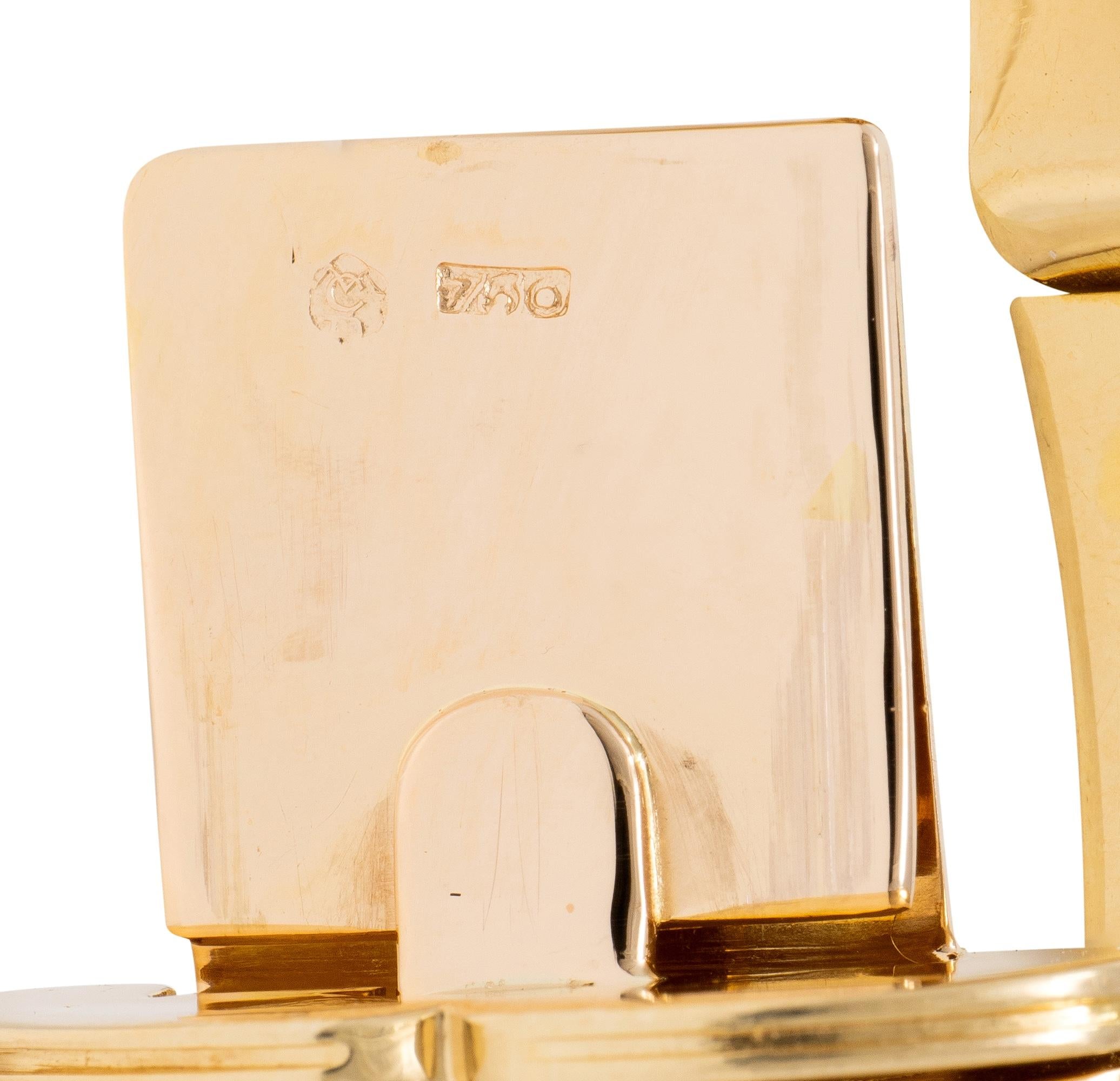 Carrera Y Carrera 2000's 18 Karat Yellow Gold Vintage Eden Bangle Bracelet