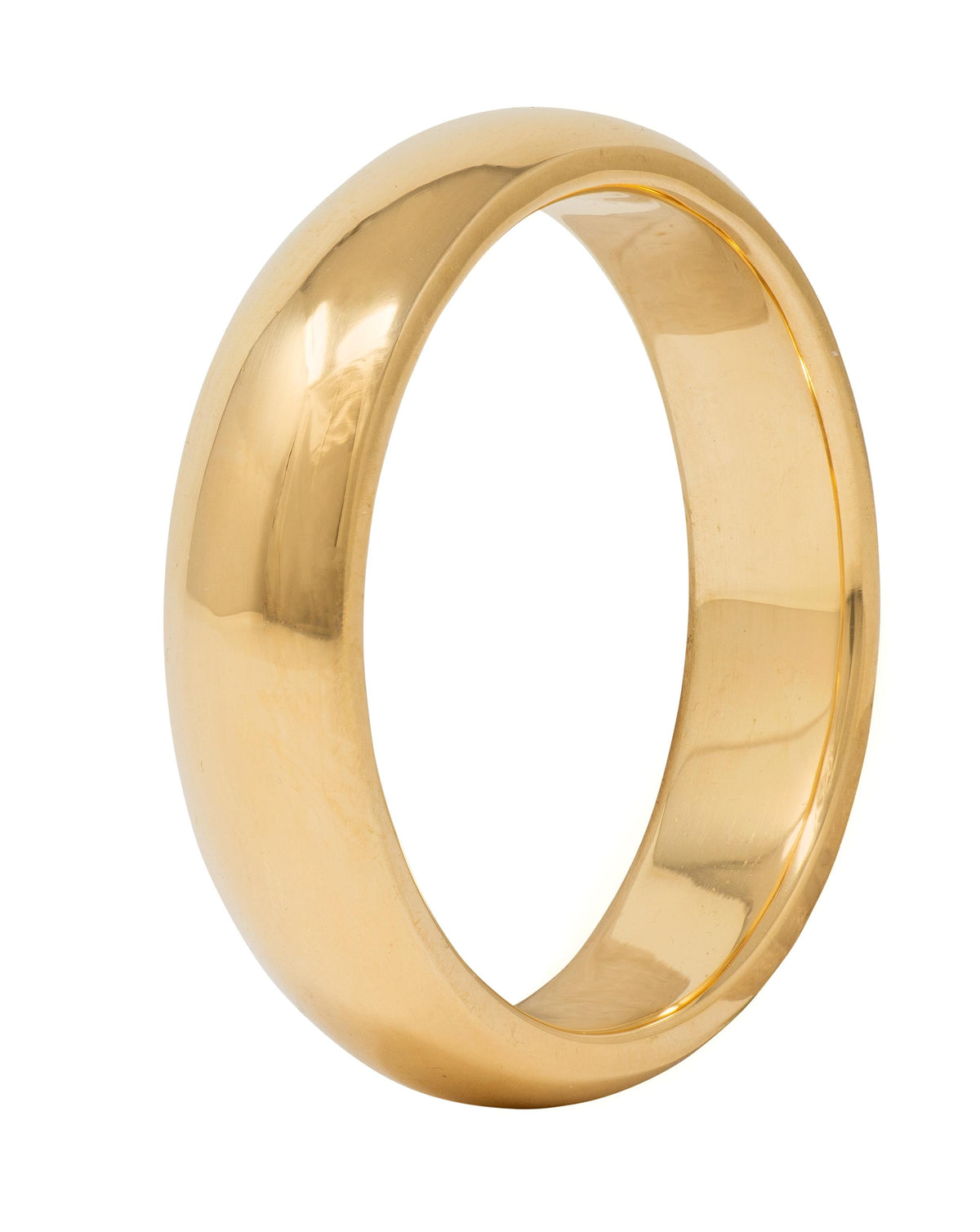 Cartier 1980's 18 Karat Yellow Gold Vintage Unisex Wedding Band Ring