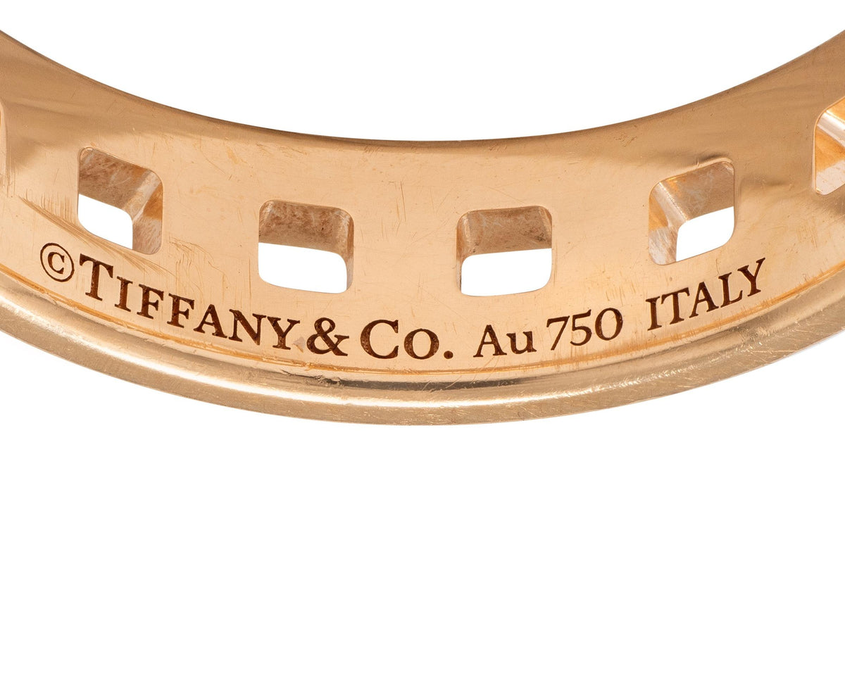 Tiffany & Co. 18 Karat Rose Gold Contemporary T True Band Ring
