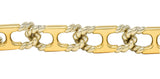 Van Cleef & Arpels 1972 18K Two-Tone Gold Twisted Rope Vintage Link Bracelet