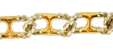 Van Cleef & Arpels 1972 18K Two-Tone Gold Twisted Rope Vintage Link Bracelet