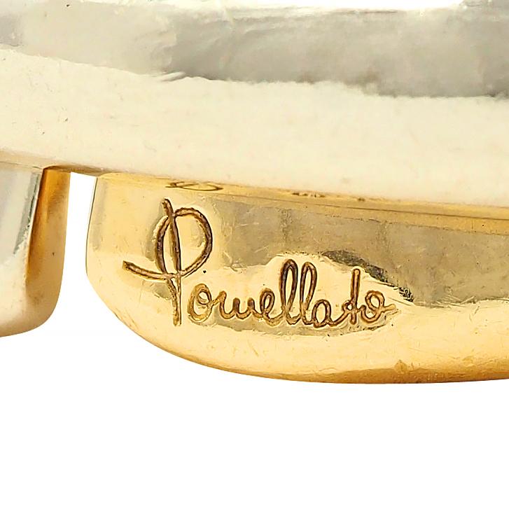 Pomellato 1990's 18 Karat Two-Tone Gold Vintage Spinning Tubolare Band Ring