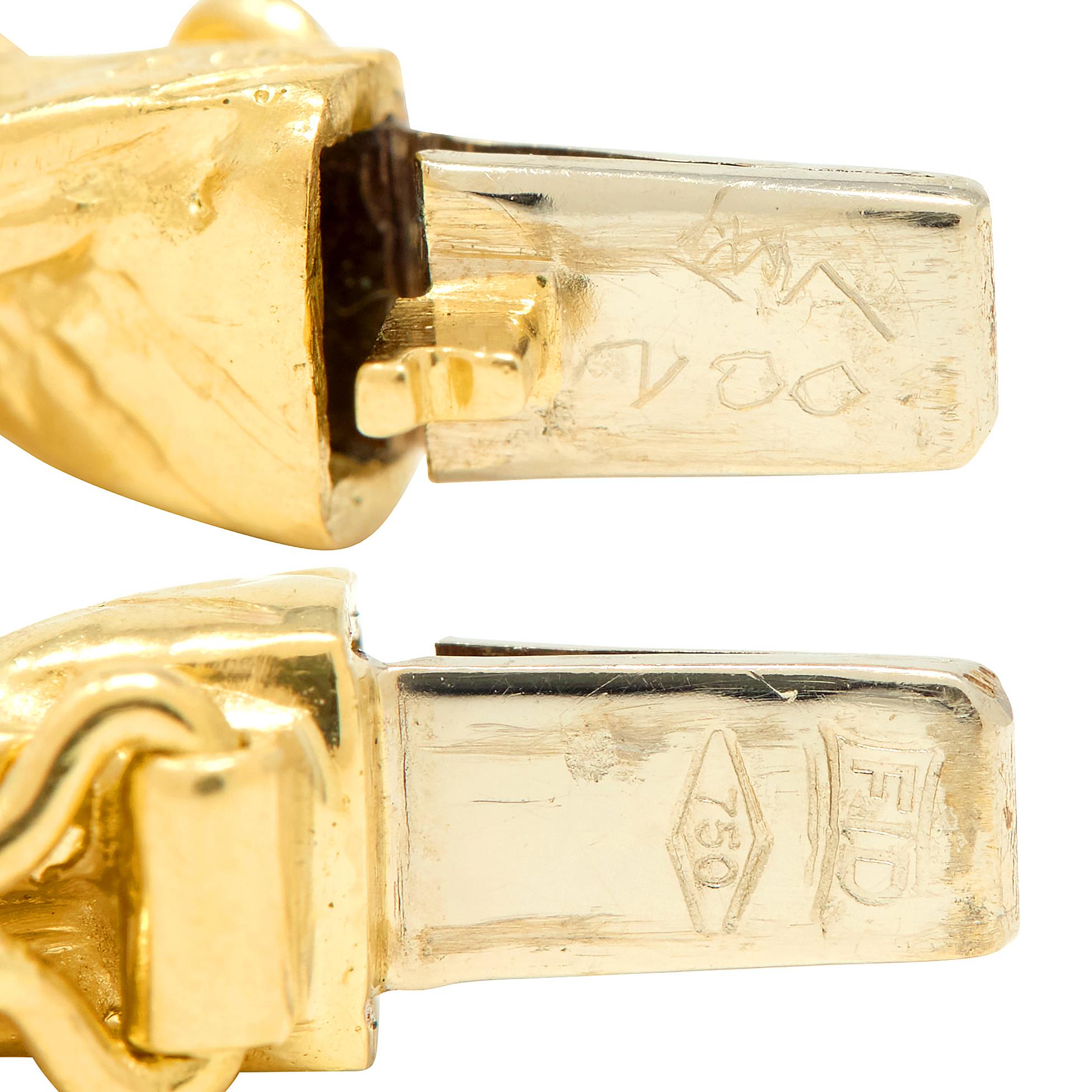 Buccellati 1970's 18 Karat Yellow Gold Vintage Twisted Rope Chain Necklace