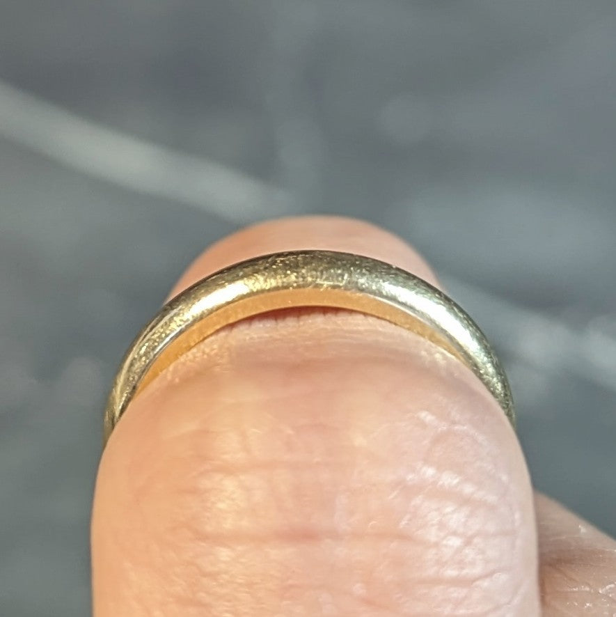 Tiffany & Co. Mid-Century 18 Karat Yellow Gold Vintage Wedding Band Ring Wilson's Estate Jewelry