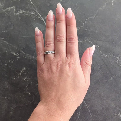 Tiffany & Co. 2000's Diamond Platinum Etoile Band Ring