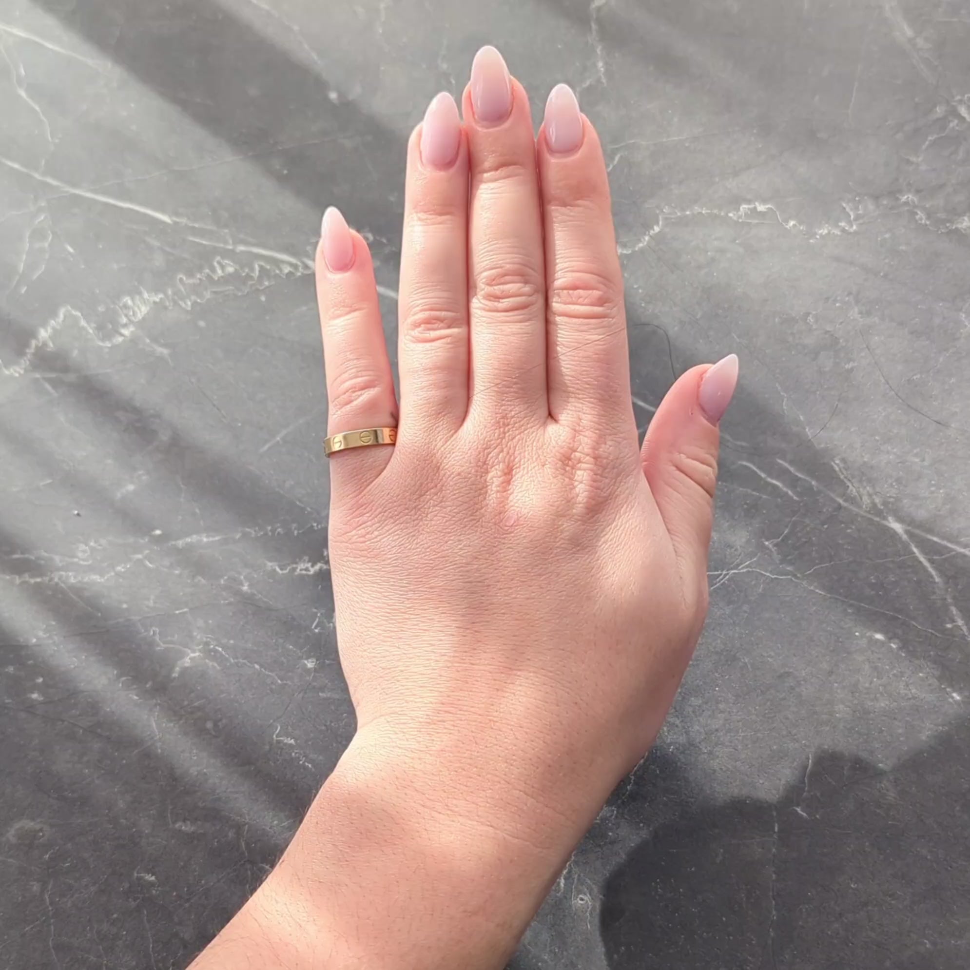 Cartier Contemporary 18 Karat Yellow Gold High Love Unisex Band Ring