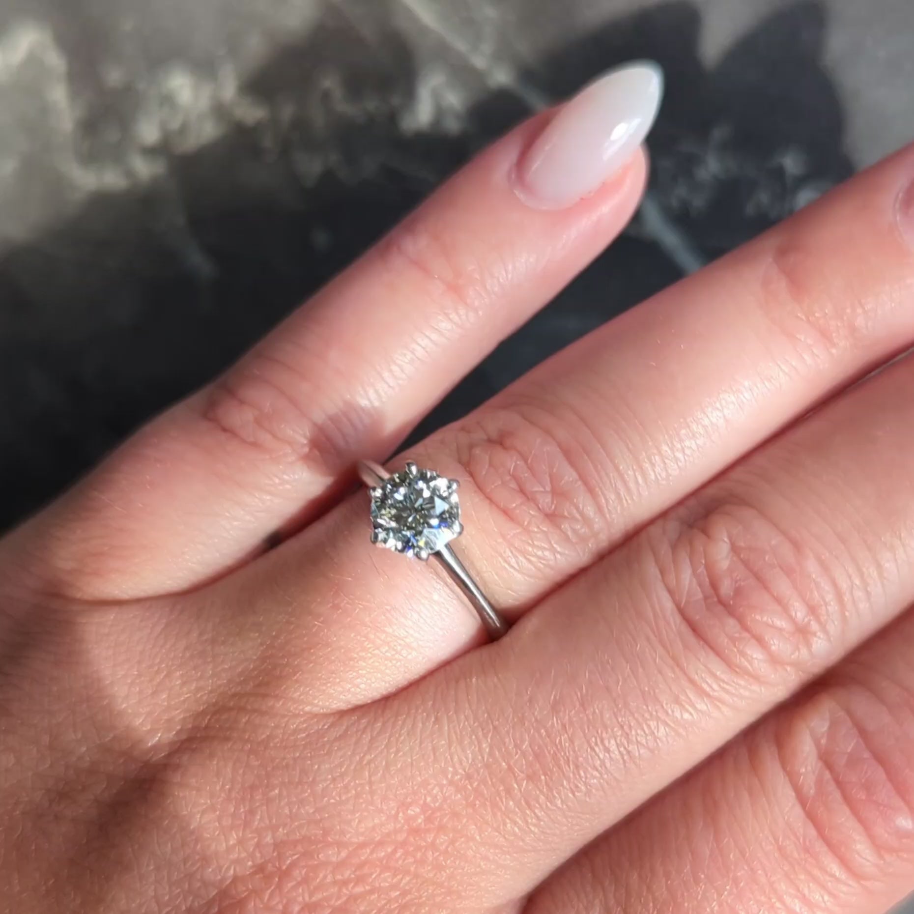 Tiffany & Co. 1.11 Carat Round Diamond Platinum Solitaire Engagement Ring GIA