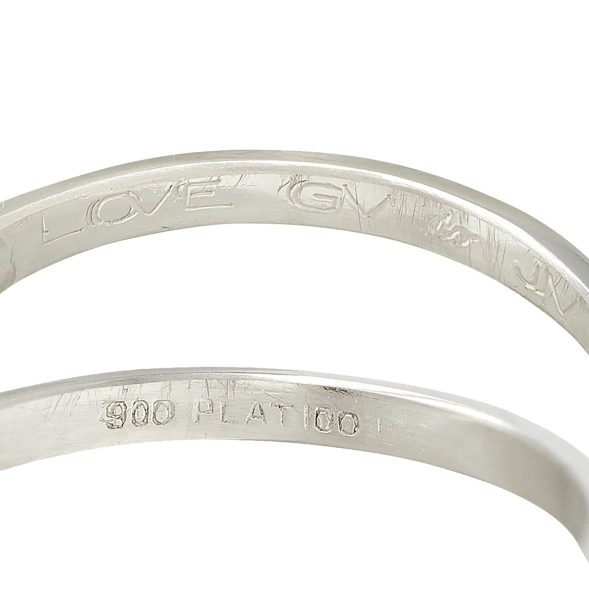 Mid-Century 0.88 CTW Pear Cut Diamond Platinum Vintage Halo Ring