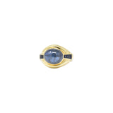 8.00CTS Sapphire & 18K Gold Vintage Ring Wilson's Estate Jewelry