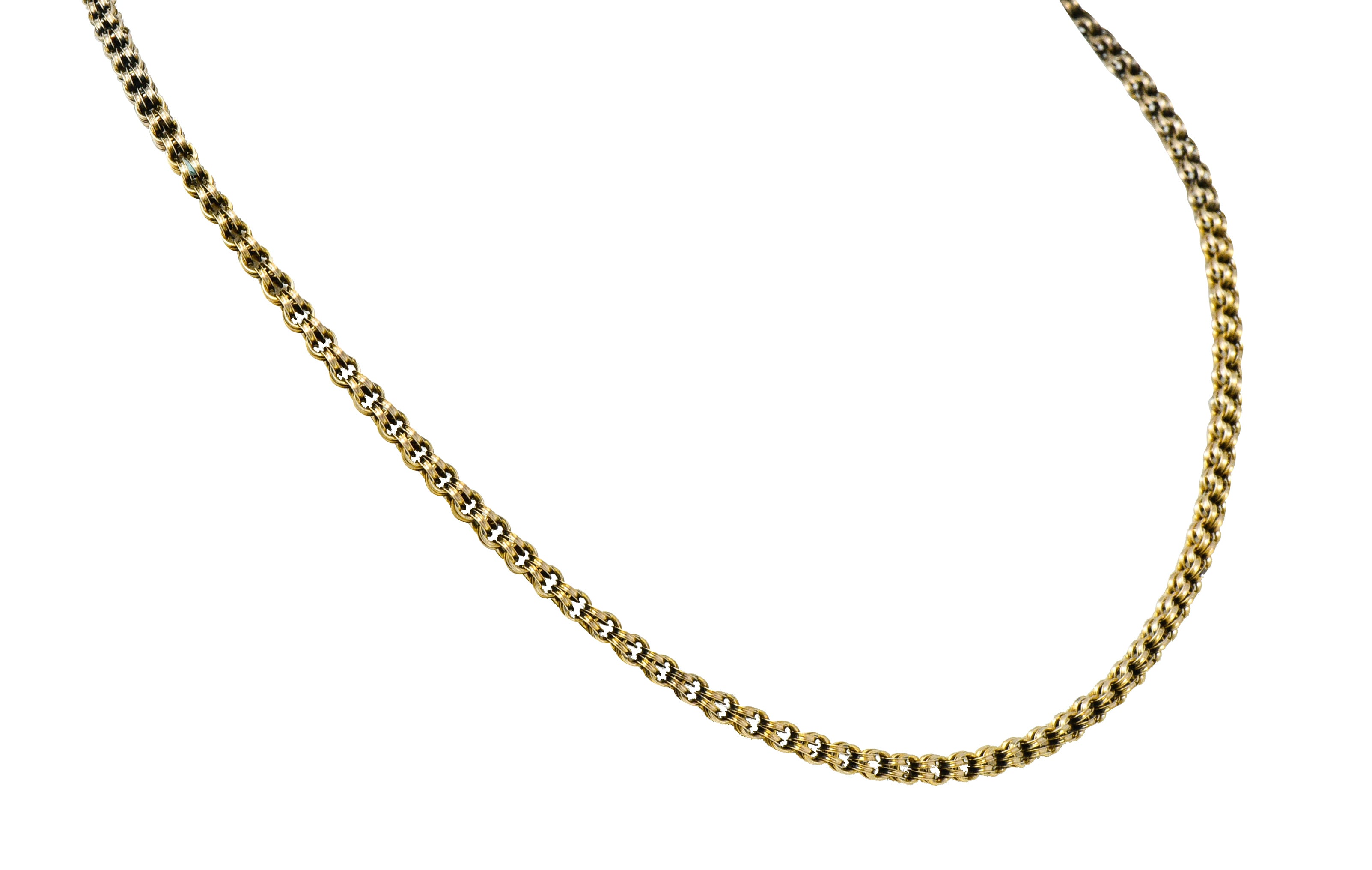 Victorian 10 Karat Gold 17 Inch Chain NecklaceNecklace - Wilson's Estate Jewelry