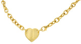 We-5886 Tiffany & Co. Vintage 18 Karat Gold Tiffany Heart Collar NecklaceNecklace - Wilson's Estate Jewelry
