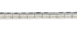 Art Deco 14.00 CTW French Cut Sapphire Platinum Line Braceletbracelet - Wilson's Estate Jewelry