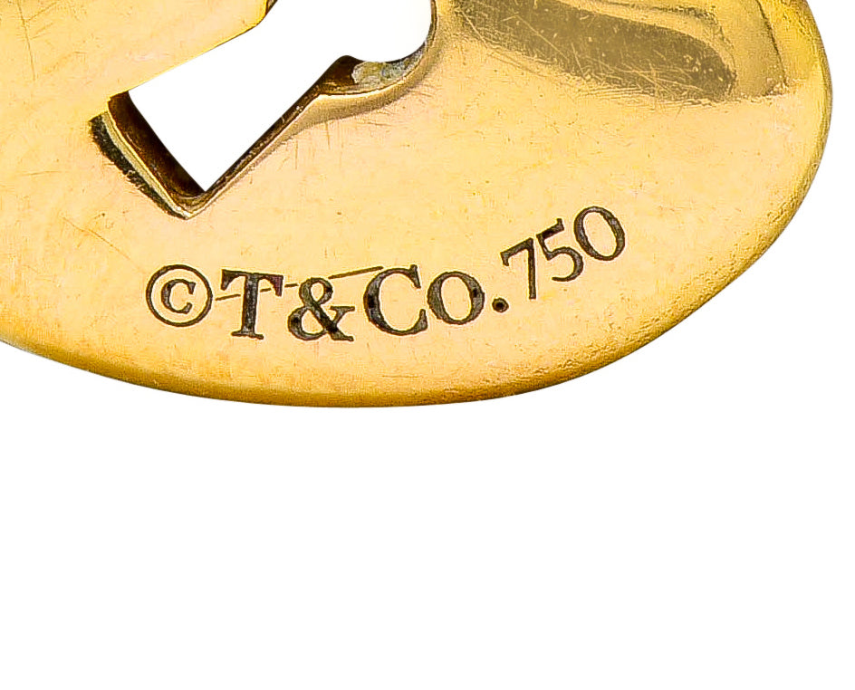 Tiffany & Co. Contemporary 18 Karat Gold Heart Padlock Tiffany Hearts Charm - Wilson's Estate Jewelry