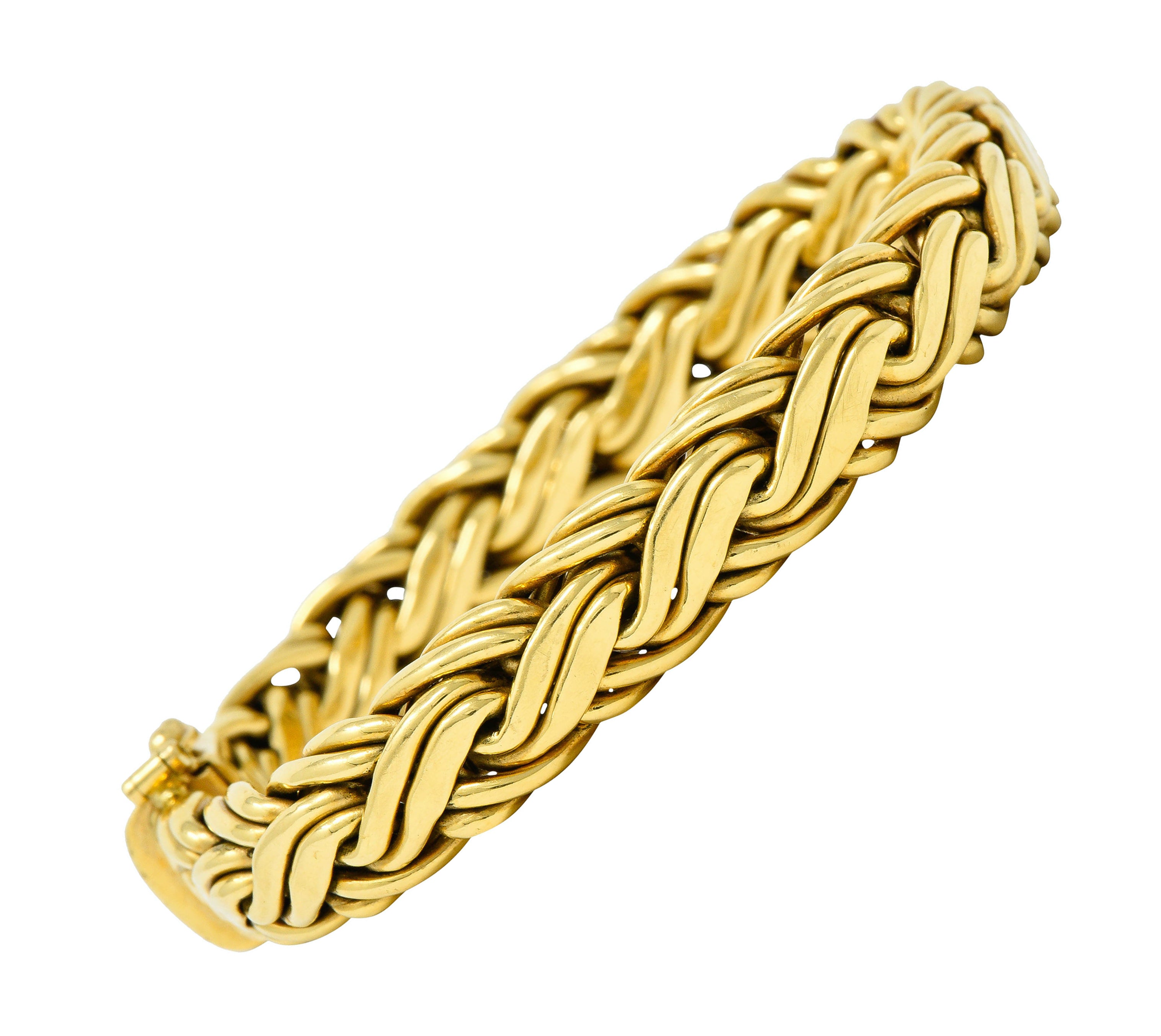 Tiffany & Co. 1980's Vintage 18 Karat Gold Wheat Chain Braceletbracelet - Wilson's Estate Jewelry