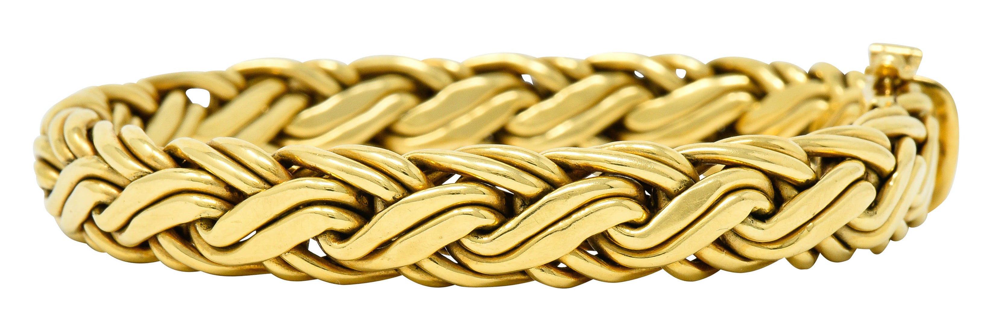 Tiffany & Co. 1980's Vintage 18 Karat Gold Wheat Chain Braceletbracelet - Wilson's Estate Jewelry