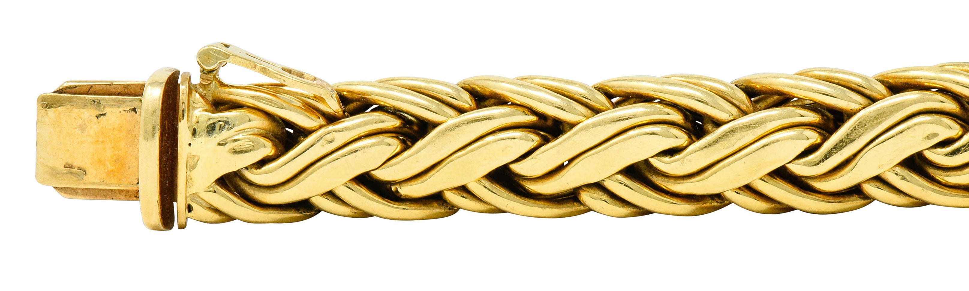 Tiffany & Co. 1980's Vintage 18 Karat Gold Wheat Chain Braceletbracelet - Wilson's Estate Jewelry