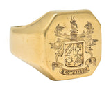 Victorian 14 Karat Gold Men's Heraldry Signet RingRing - Wilson's Estate Jewelry