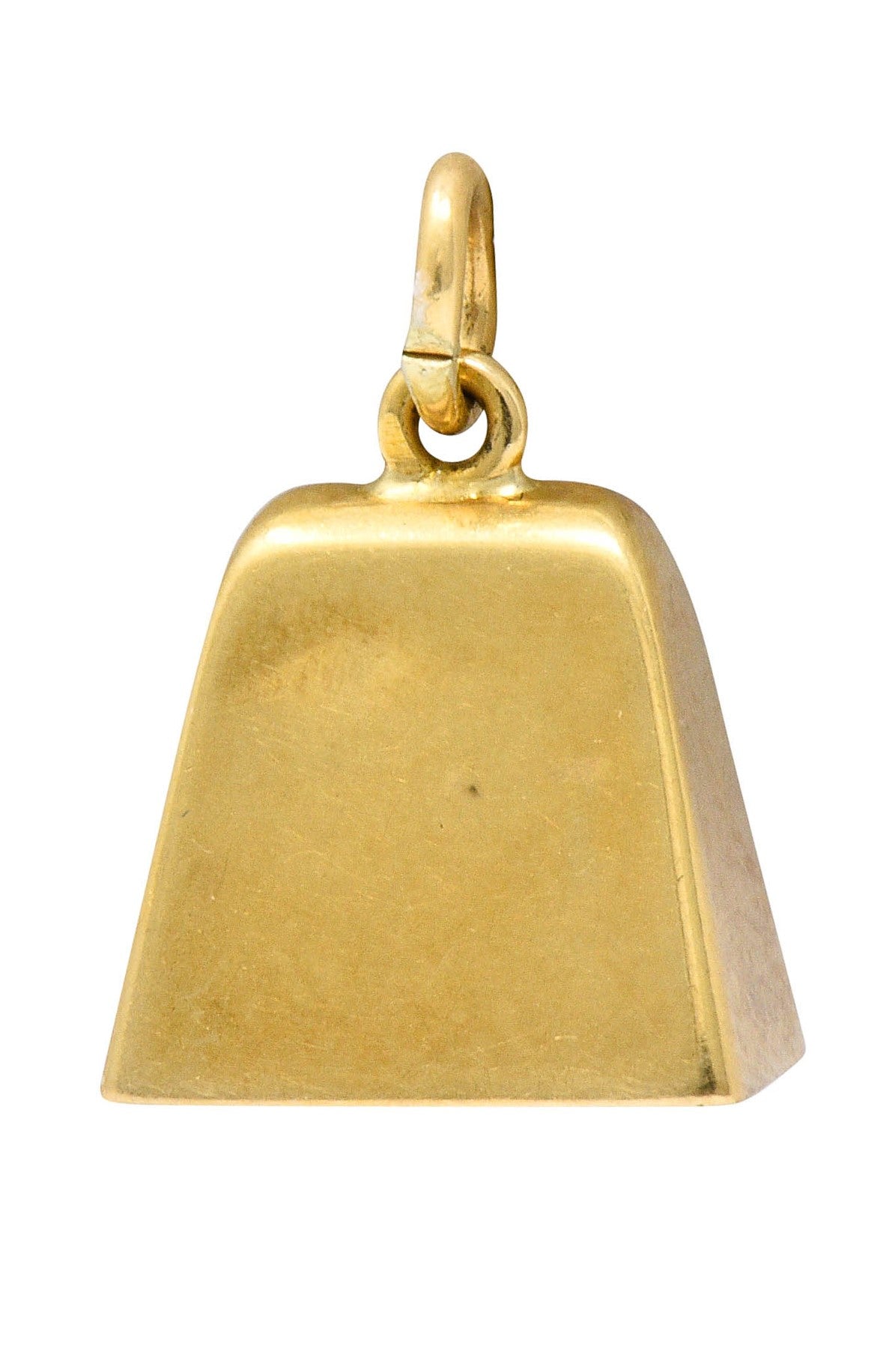 Sloan & Co. Retro 14 Karat Gold Bell Charmcharm - Wilson's Estate Jewelry