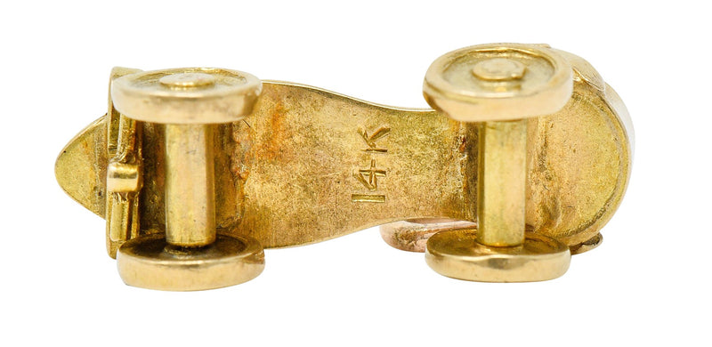 Retro 14 Karat Gold Roller Skate Charm Circa 1940charm - Wilson's Estate Jewelry