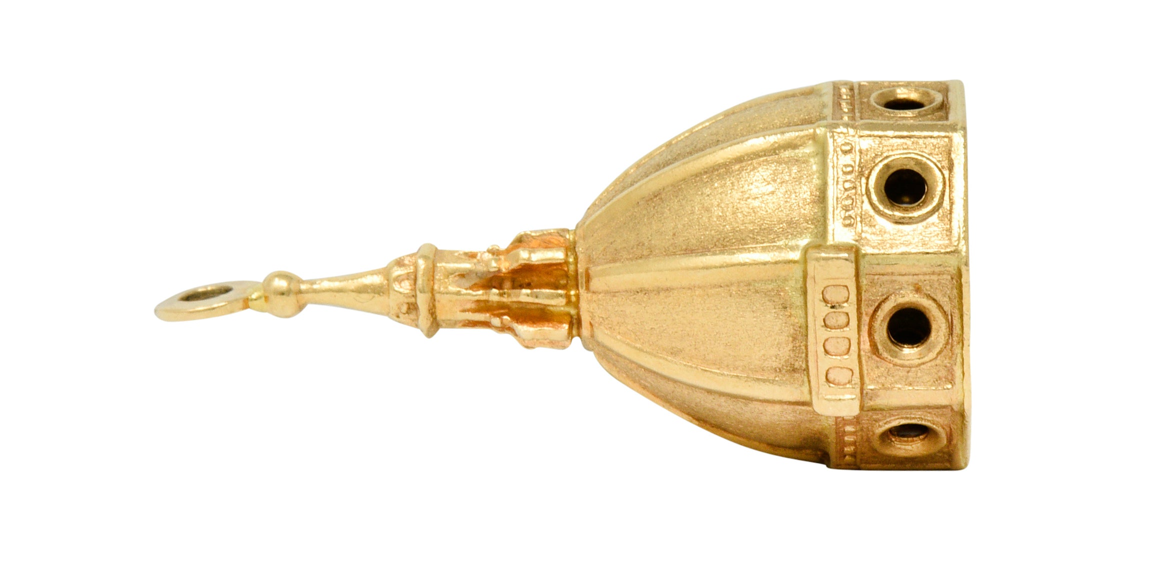 UnoAErre Vintage 18 Karat Gold Florentine Duomo Basilica Charmcharm - Wilson's Estate Jewelry