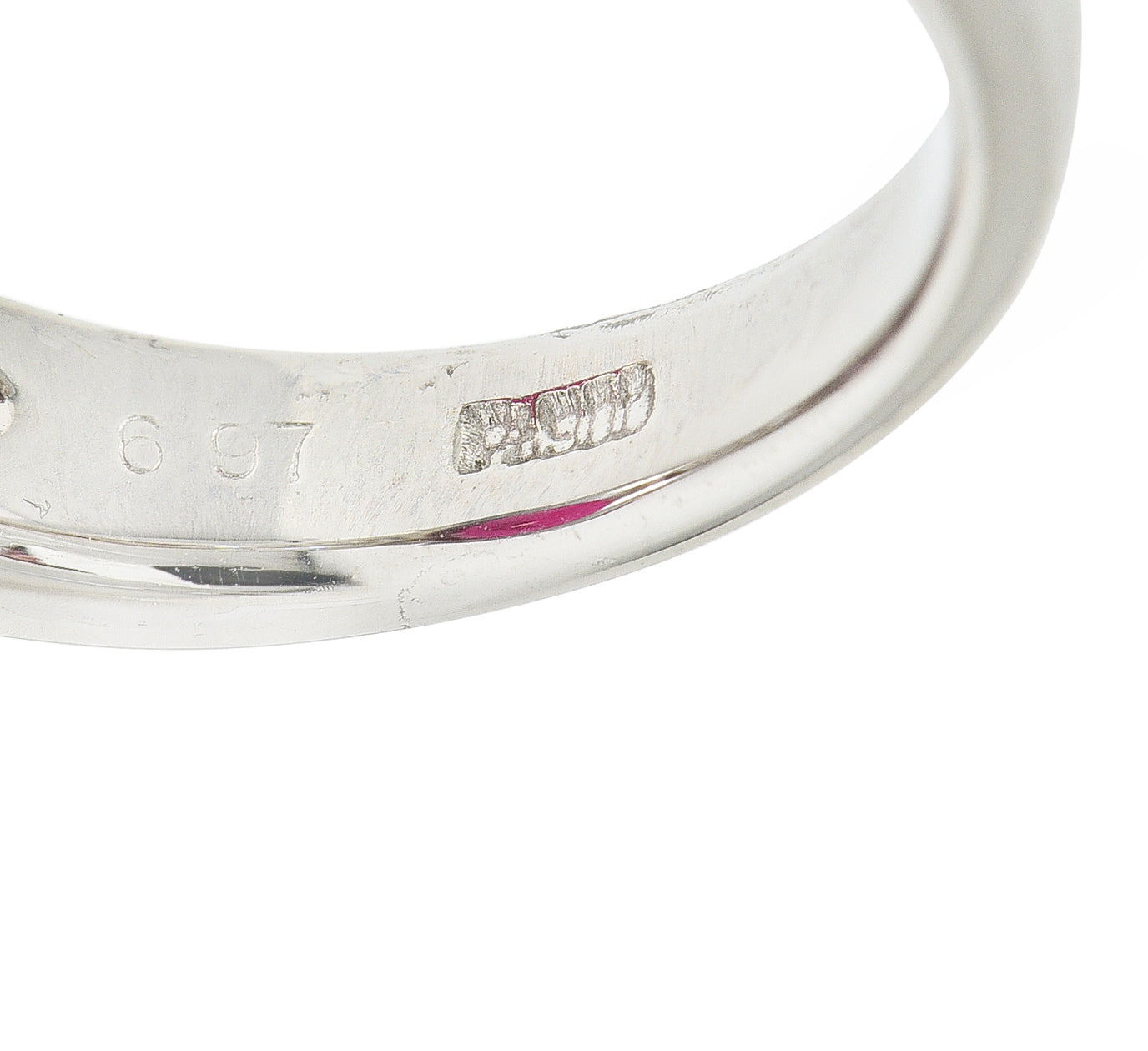 Contemporary 7.54 CTW Rubellite Tourmaline Diamond Platinum Cocktail RingRings - Wilson's Estate Jewelry