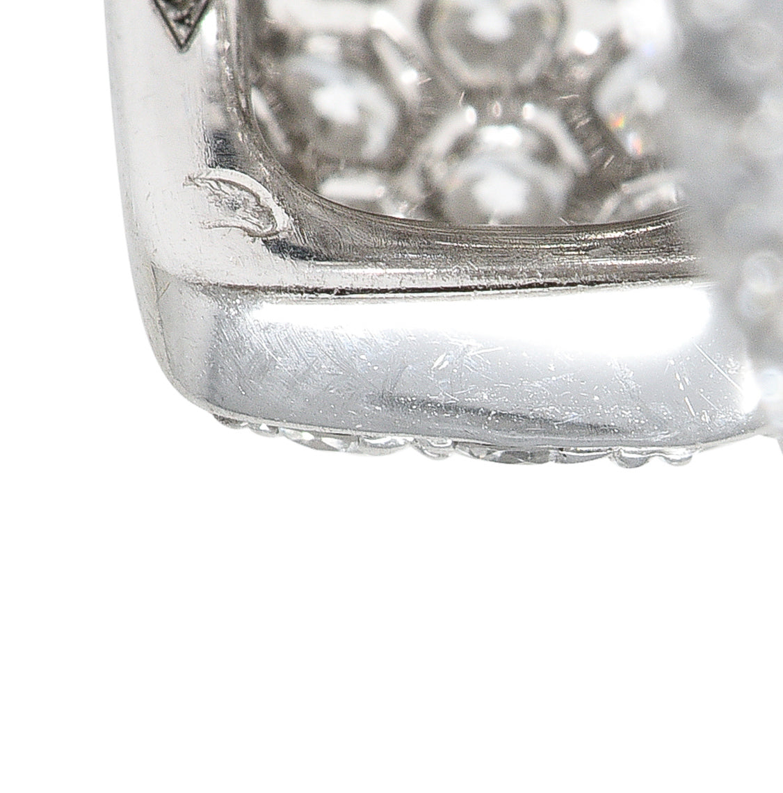 Cartier French 6.57 CTW Diamond Emerald 18 Karat White Gold Panthere Bypass RingRings - Wilson's Estate Jewelry