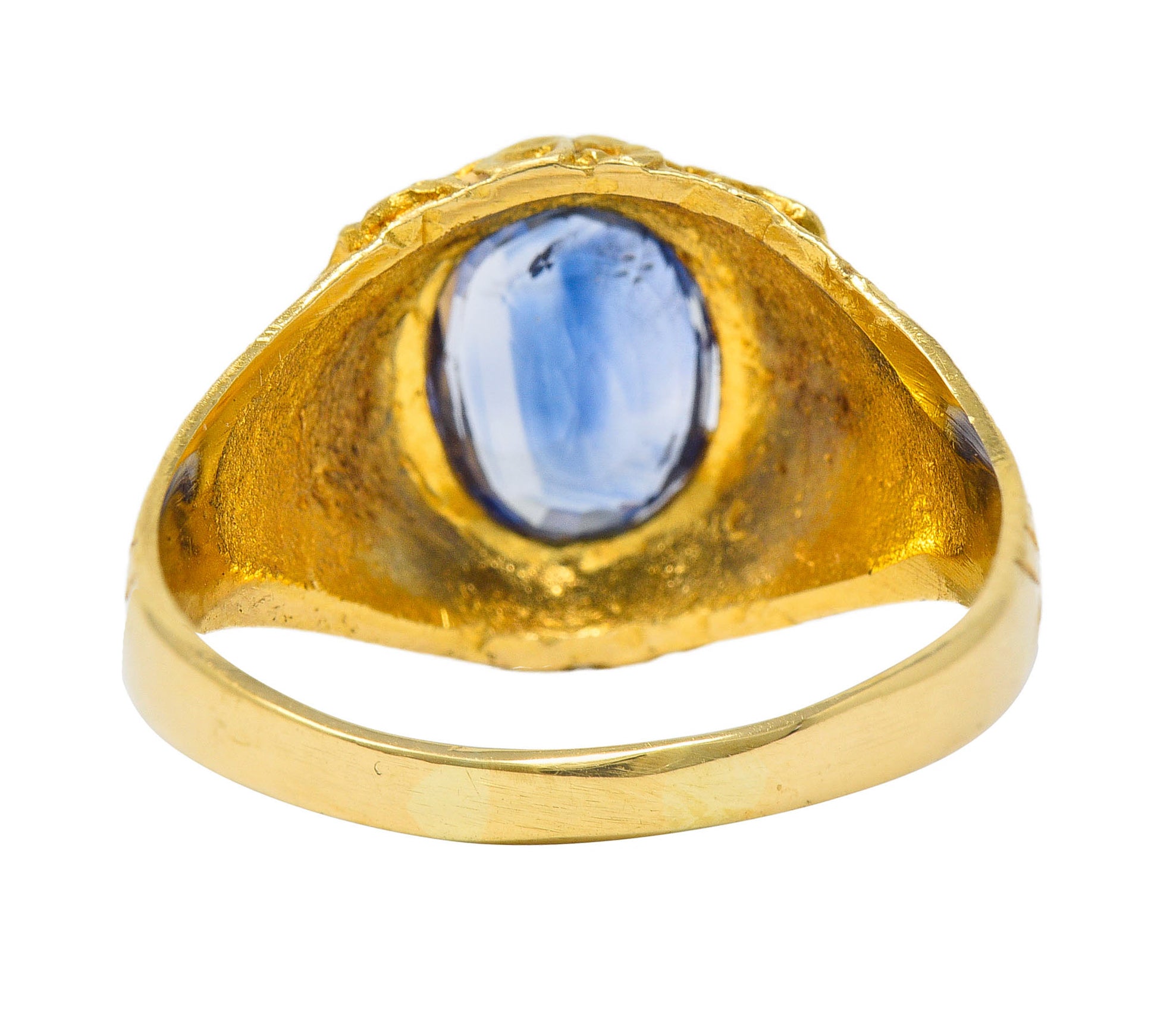 1962 Italian 1.50 CTW Sapphire 18 Karat Gold Gemstone RingRing - Wilson's Estate Jewelry