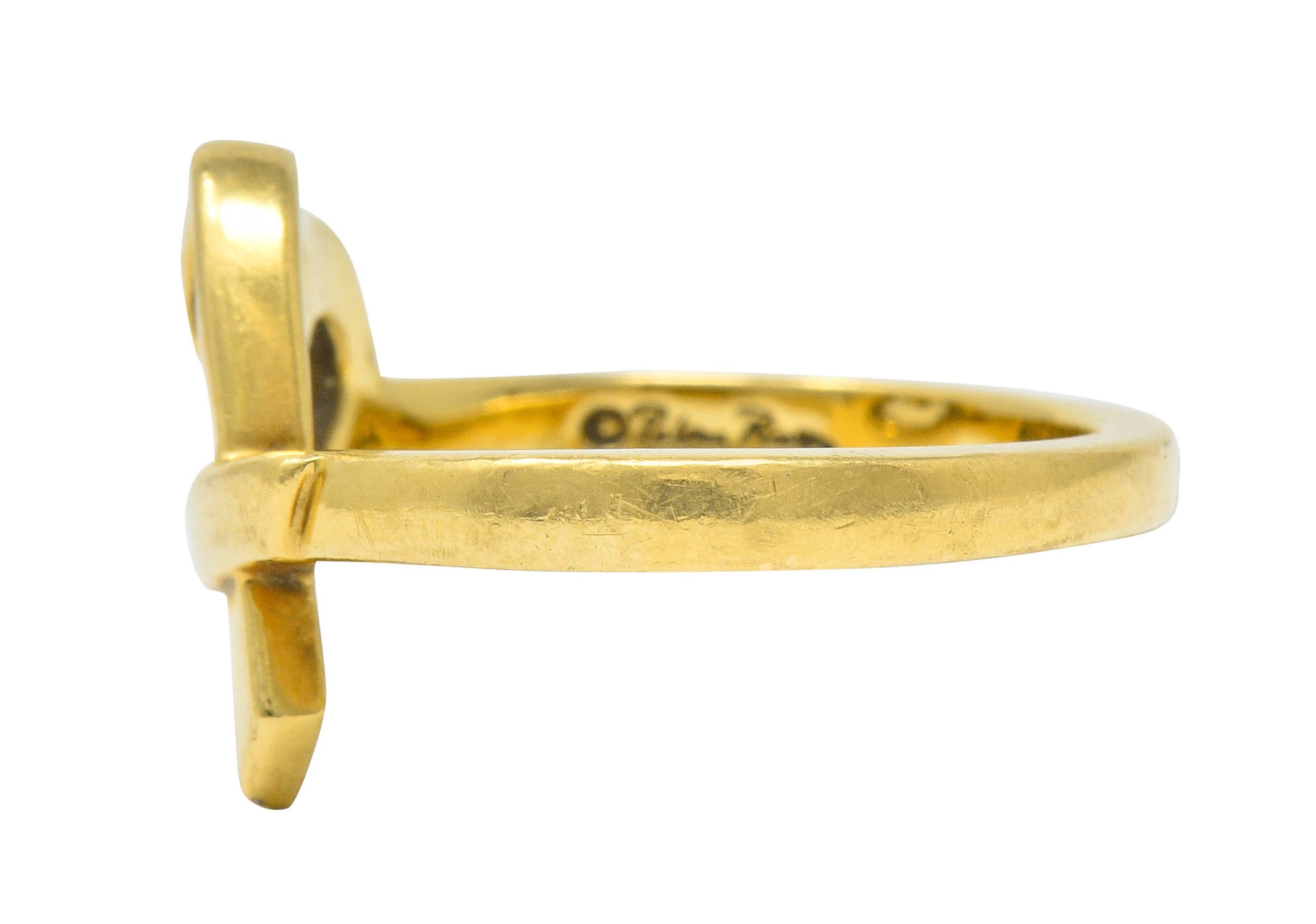 Paloma Picasso Tiffany & Co. 18 Karat Gold Vintage Loving Heart RingRing - Wilson's Estate Jewelry