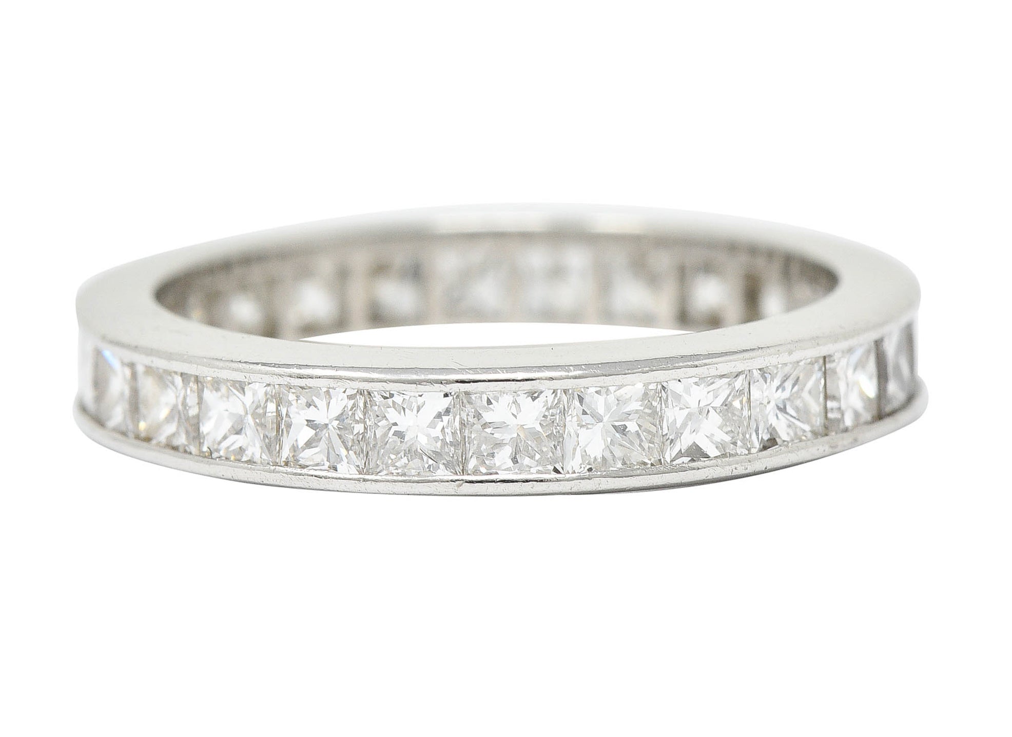 Tiffany & Co. 1.55 CTW Diamond Platinum Eternity Band RingRing - Wilson's Estate Jewelry