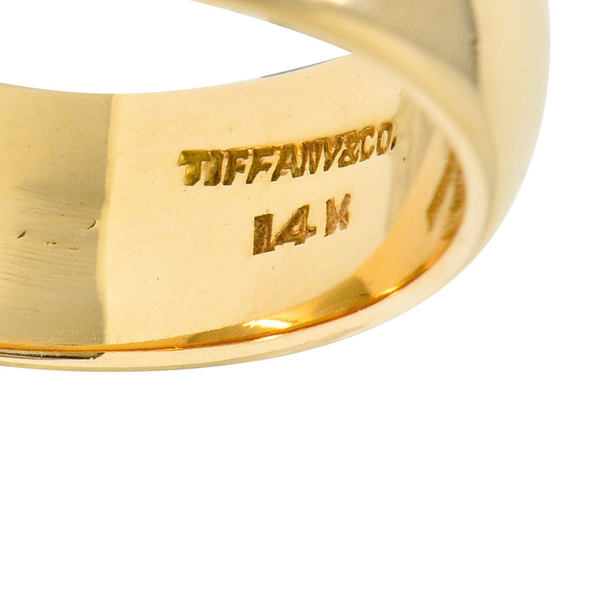 Tiffany & Co. 14 Karat Gold Unisex Vintage Wedding Band RingRing - Wilson's Estate Jewelry