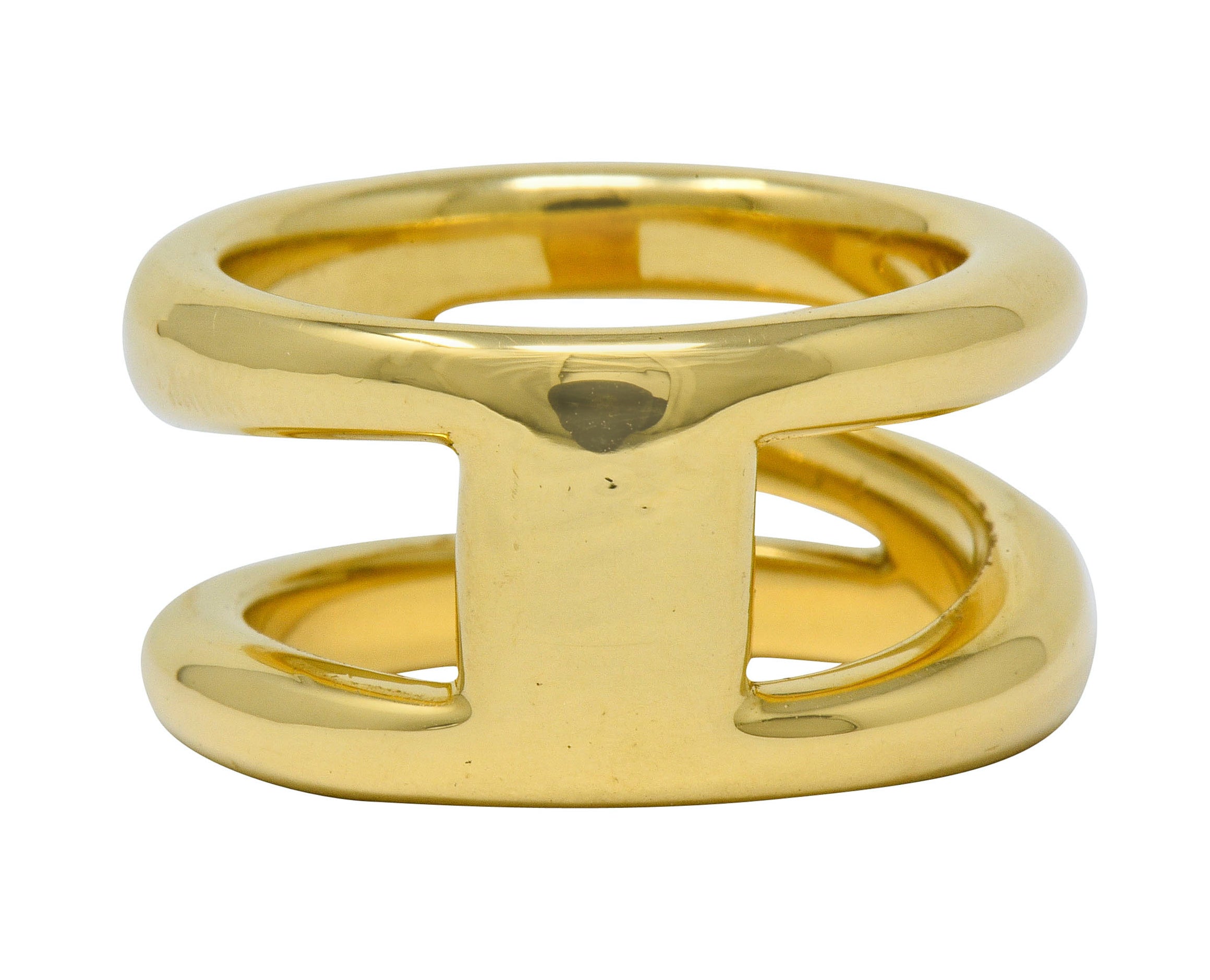 Tiffany & Co. Vintage 1990's 18 Karat Gold Zig Zag Band Ring - Wilson's Estate Jewelry