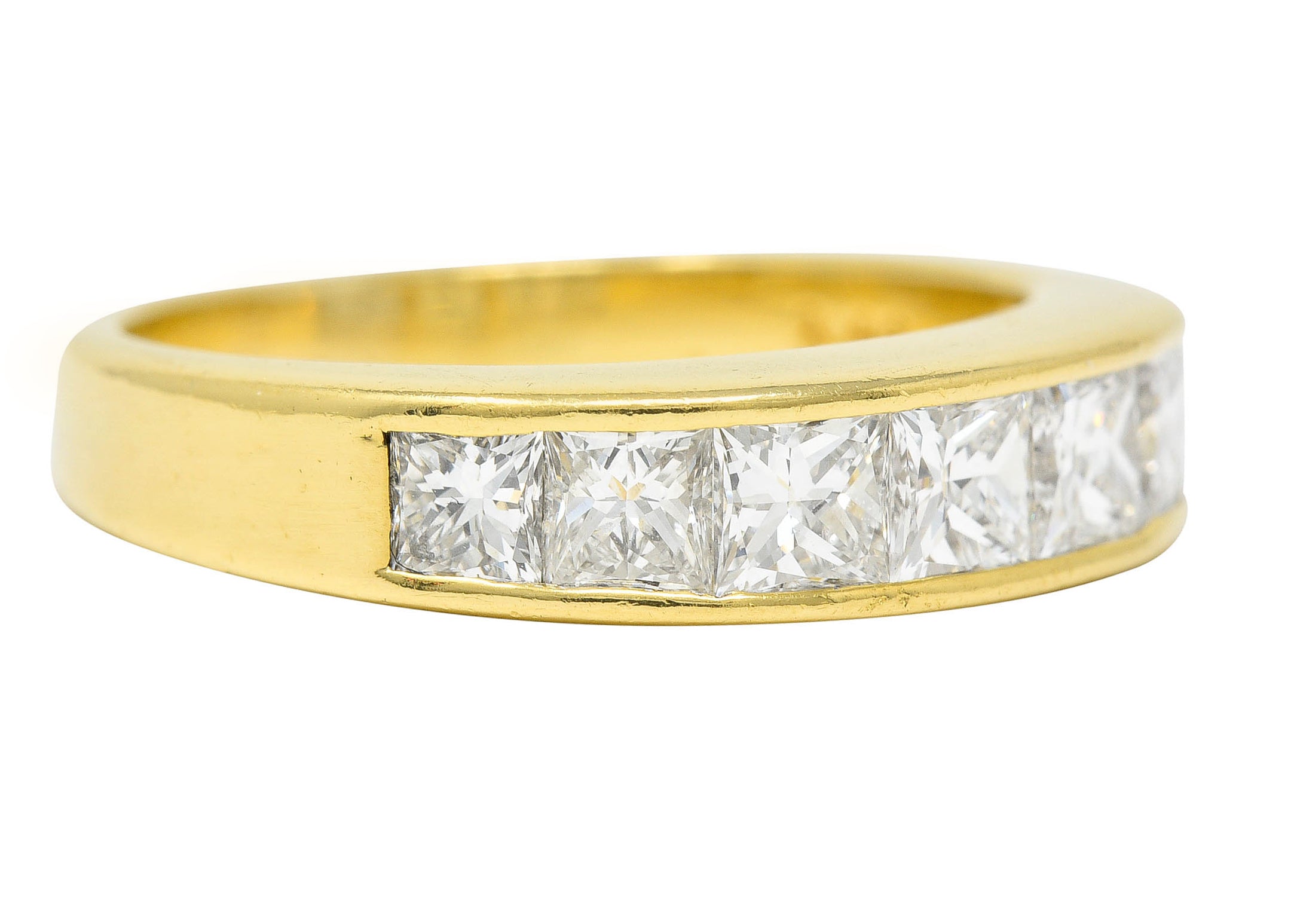 Tiffany & Co. 1.69 CTW Diamond 18 Karat Gold Channel Band RingRing - Wilson's Estate Jewelry