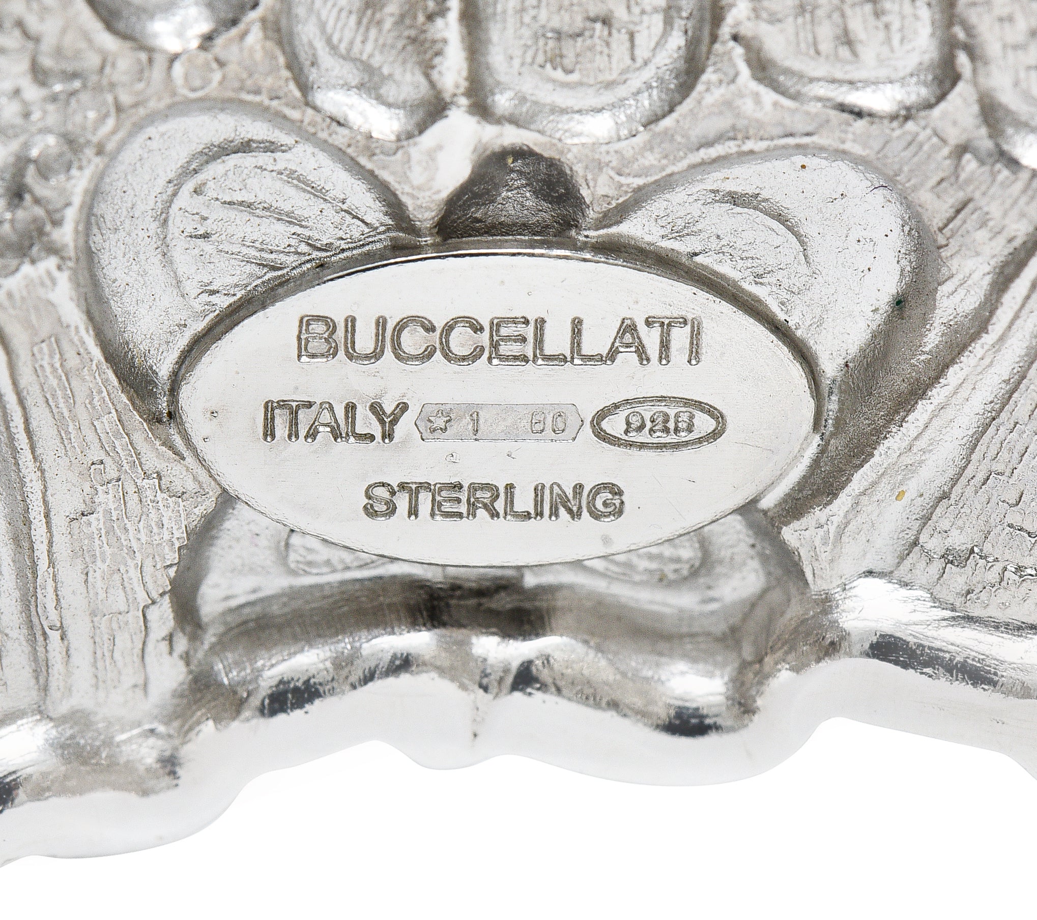 Buccellati Contemporary Italian Sterling Silver 22 Karat Gold Vermeil Butterfly Daisy Blossoms Cuff Bracelet Wilson's Estate Jewelry