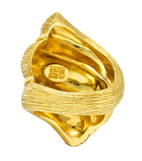 1980's Henry Dunay 18 Karat Yellow Gold Sabi Twist Statement RingRing - Wilson's Estate Jewelry