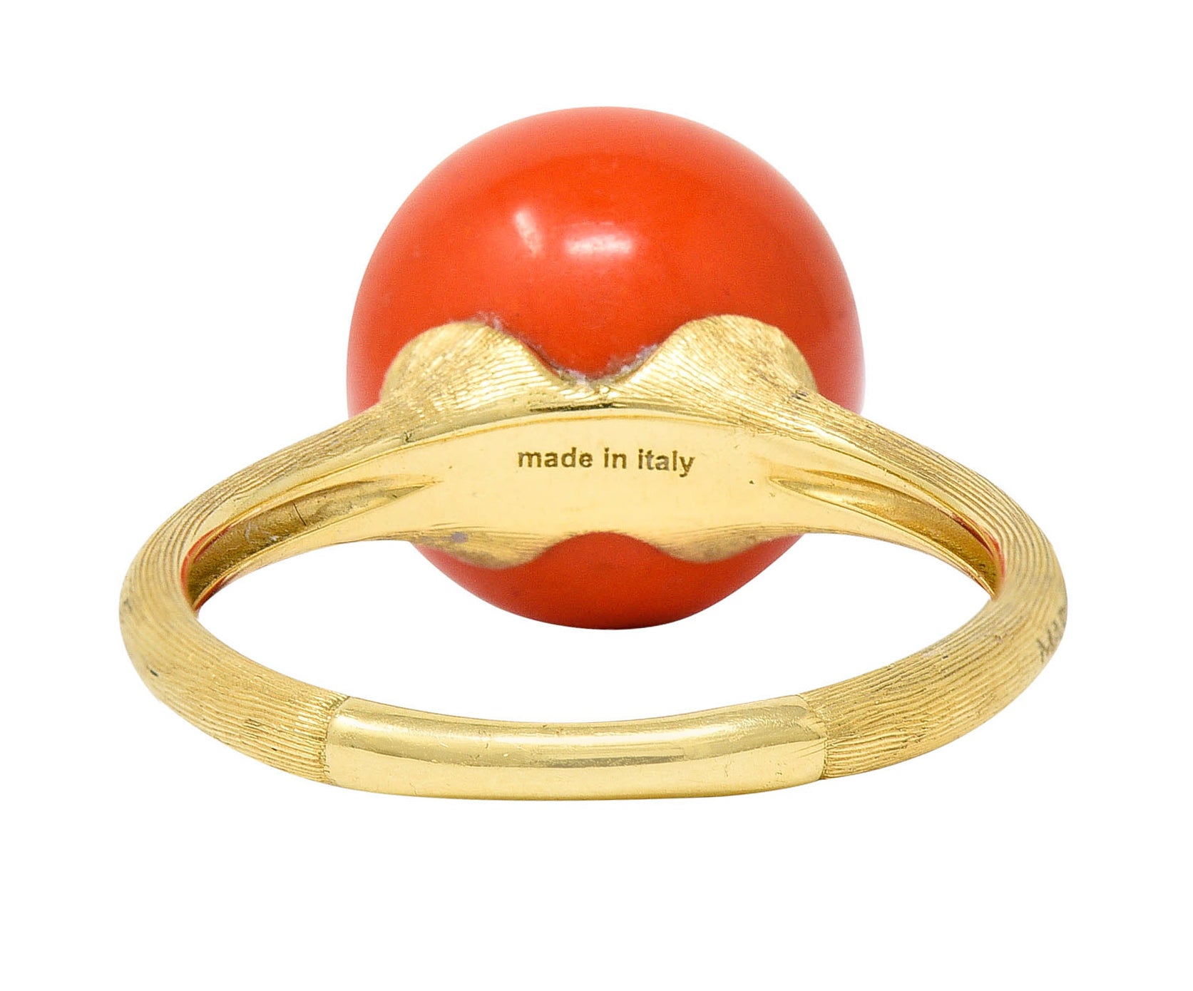 Marco Bicego Coral 18 Karat Gold Africa Boule RingRing - Wilson's Estate Jewelry