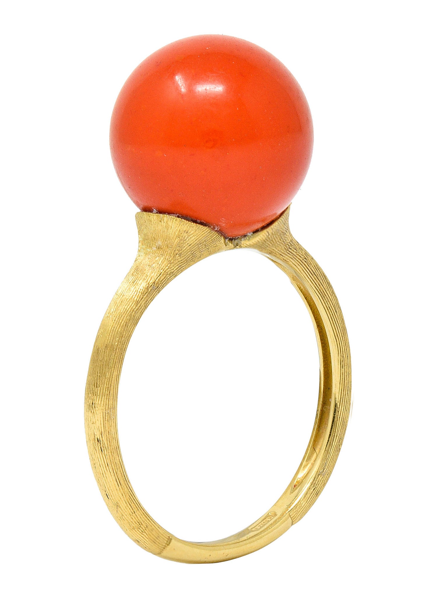 Marco Bicego Coral 18 Karat Gold Africa Boule RingRing - Wilson's Estate Jewelry