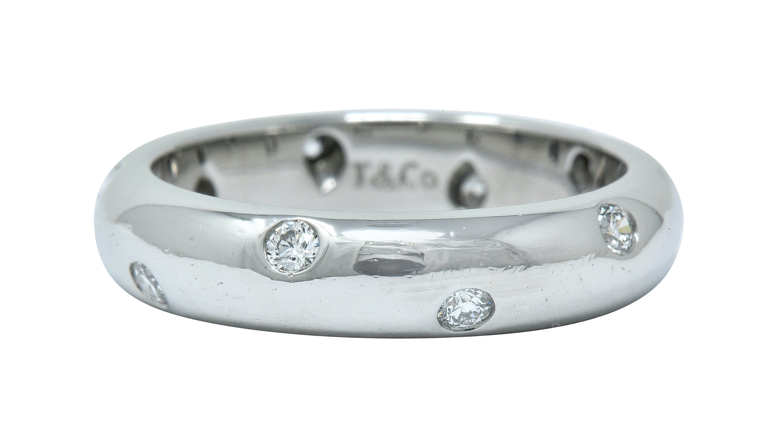 Tiffany & Co. Diamond Platinum Etoile Band RingRing - Wilson's Estate Jewelry