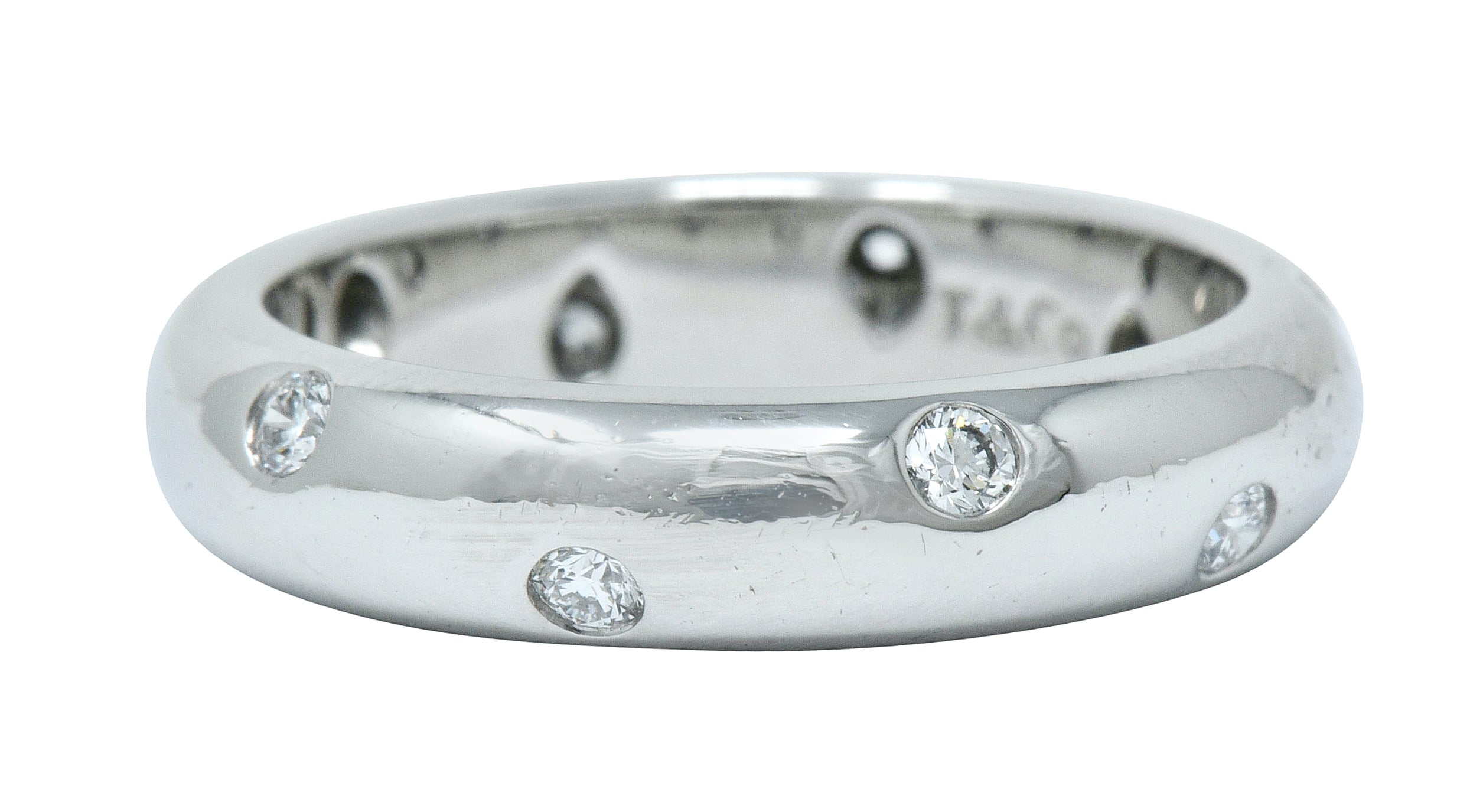 Tiffany & Co. Diamond Platinum Etoile Band RingRing - Wilson's Estate Jewelry