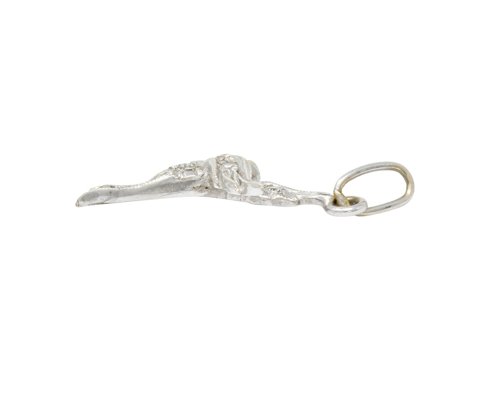 Inspiring Art Deco Diamond Platinum Flying Dove Bird Charm - Wilson's Estate Jewelry