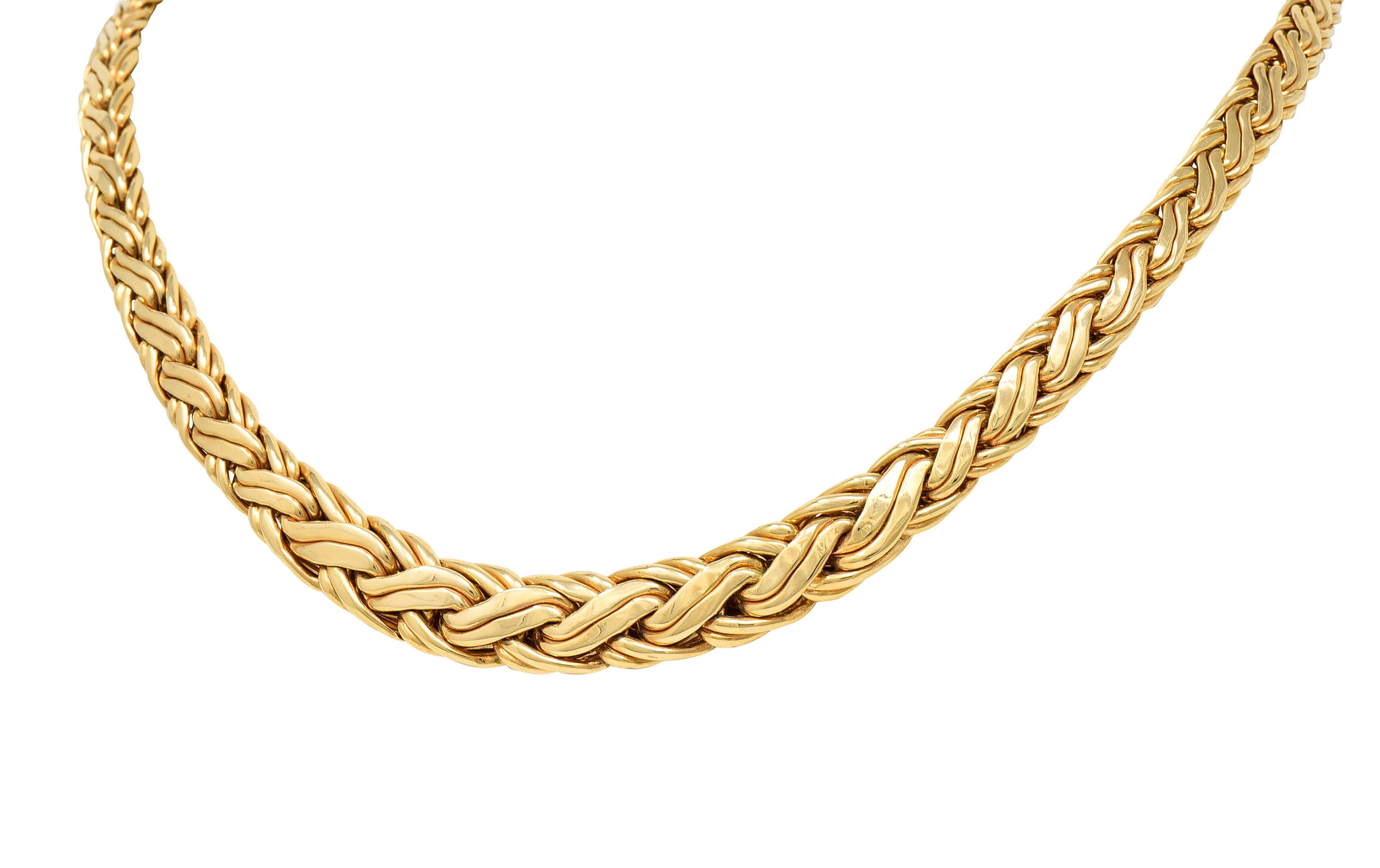 Tiffany & Co. Vintage 14 Karat Gold Wheat Chain NecklaceNecklace - Wilson's Estate Jewelry