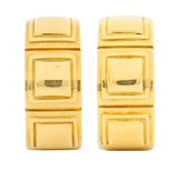 Mauboussin Paris Mother-Of-Pearl 18 Karat Gold 20 MM Huggie EarringsEarrings - Wilson's Estate Jewelry