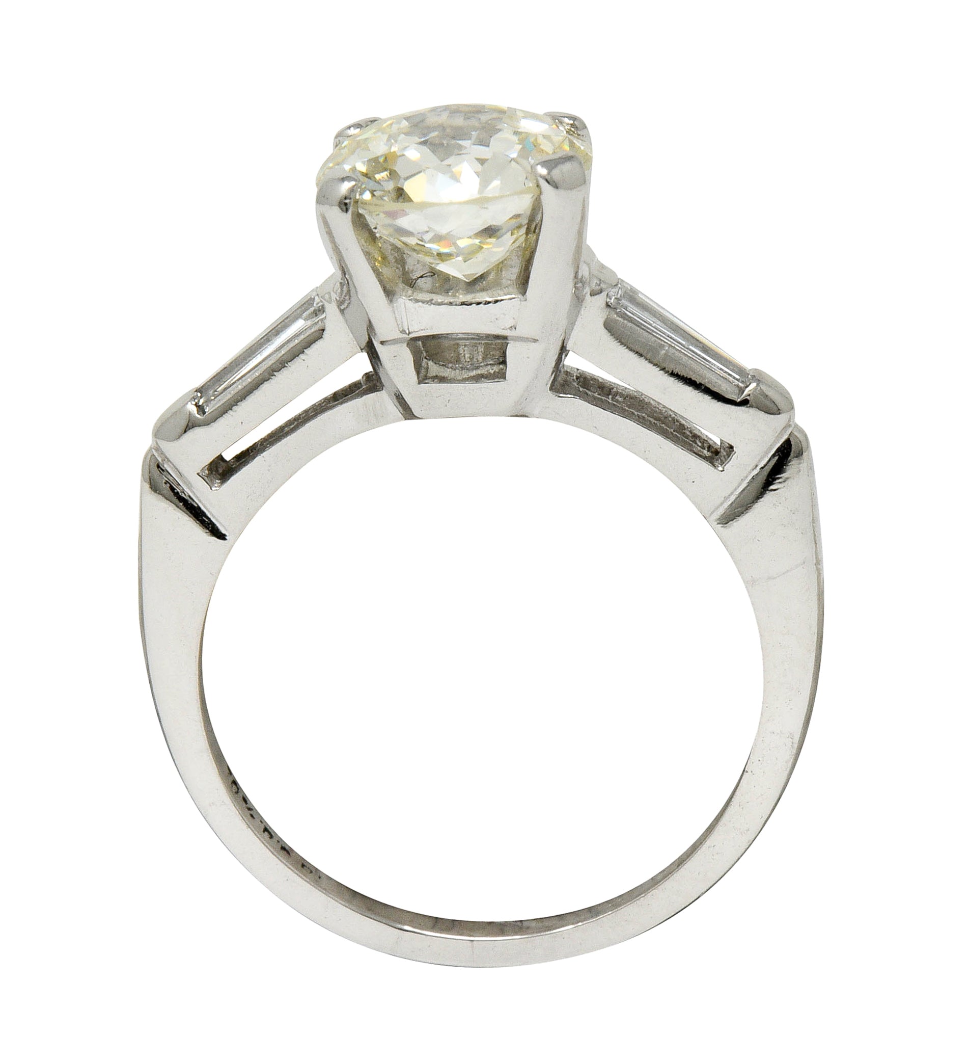 Extraordinary 1.82 CTW Jubilee Cut Diamond Platinum Engagement Ring GIARing - Wilson's Estate Jewelry