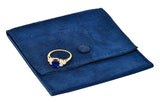 French Alexandre Reza 2.68 CTW No Heat Burma Sapphire Diamond 18 Karat Yellow Gold Ring AGL Wilson's Estate Jewelry