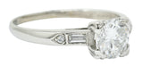 Retro 0.85 CTW Diamond Platinum Engagement RingRing - Wilson's Estate Jewelry