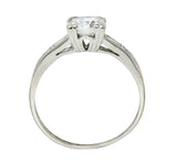 Retro 0.85 CTW Diamond Platinum Engagement RingRing - Wilson's Estate Jewelry