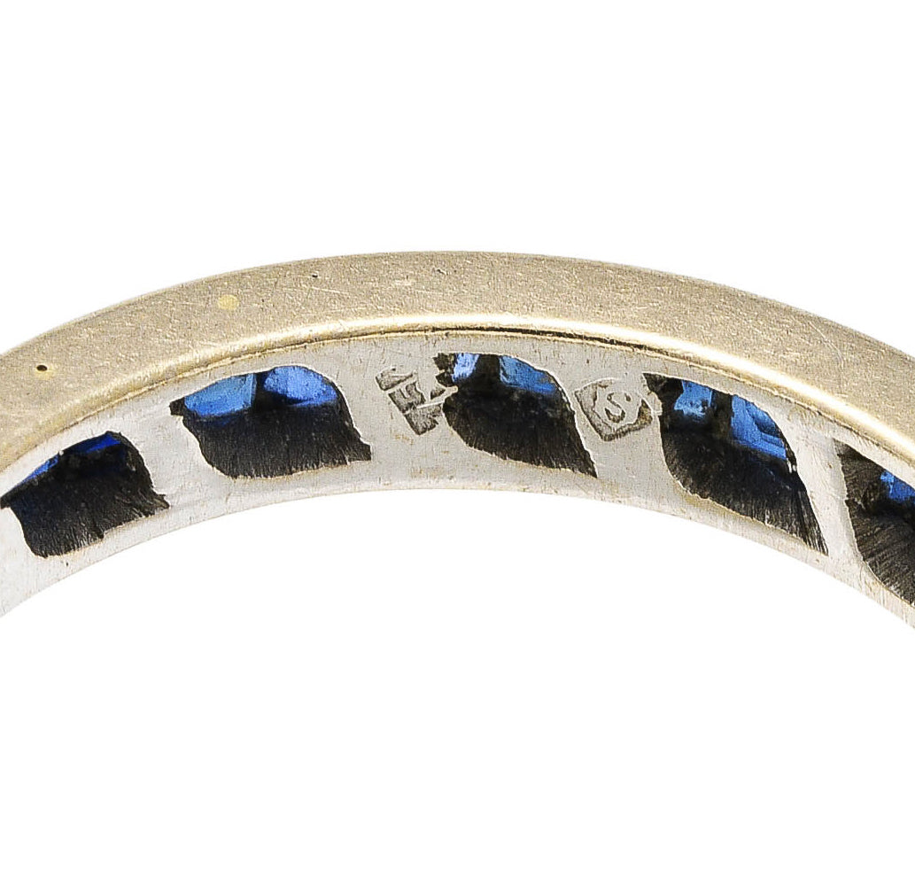 H. Stern 1.95 CTW Sapphire 18 Karat White Gold Channel Band RingRing - Wilson's Estate Jewelry