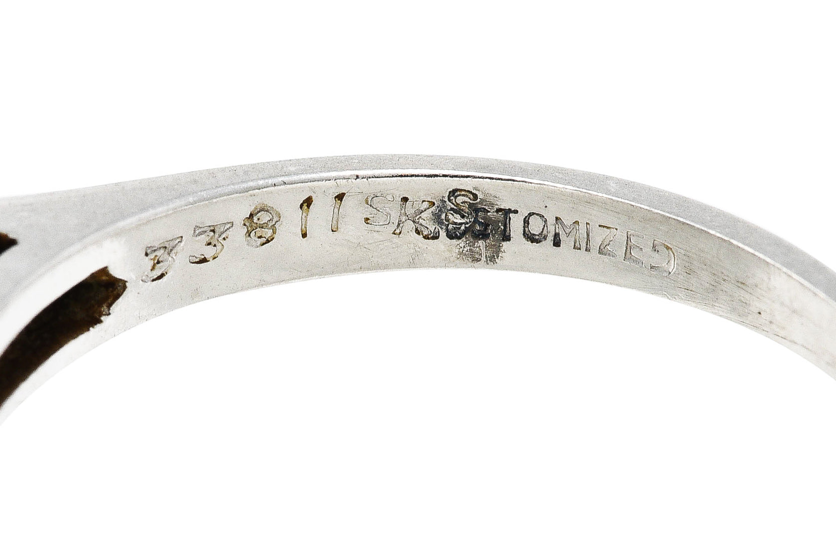 Mid-Century 0.25 CTW Diamond Platinum Anniversary Band RingRing - Wilson's Estate Jewelry