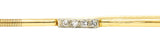 Late Edwardian Diamond 14 Karat Two-Tone Gold Hunting Crop Pendant BroochBrooch - Wilson's Estate Jewelry