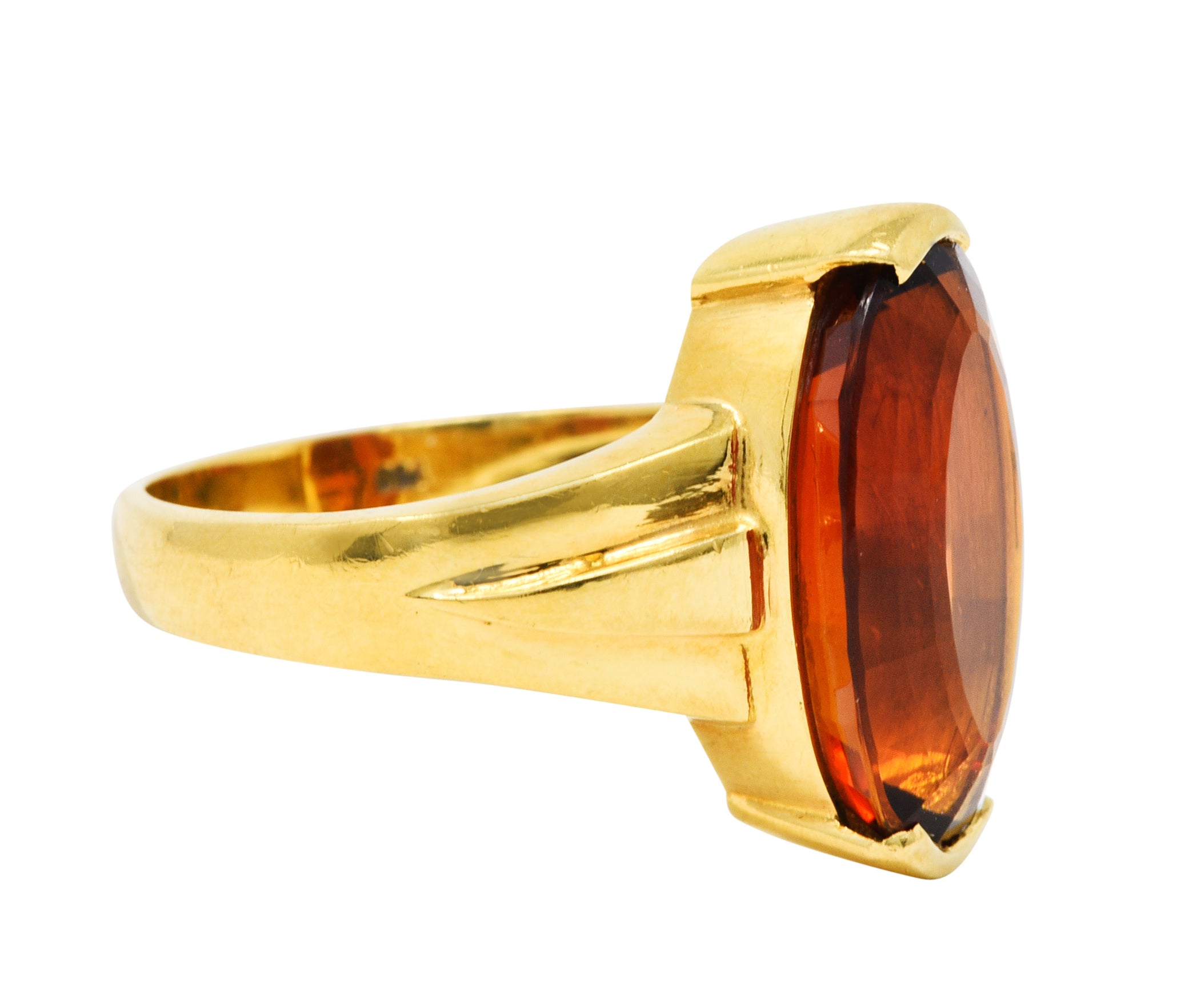 H. Stern Vintage Citrine 18 Karat Gold Gemstone RingRing - Wilson's Estate Jewelry