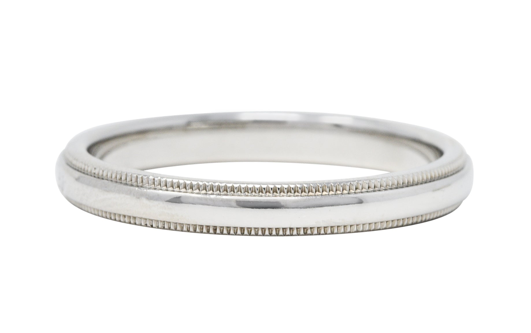 Tiffany & Co. Platinum 3MM Men's Wedding Band RingRing - Wilson's Estate Jewelry